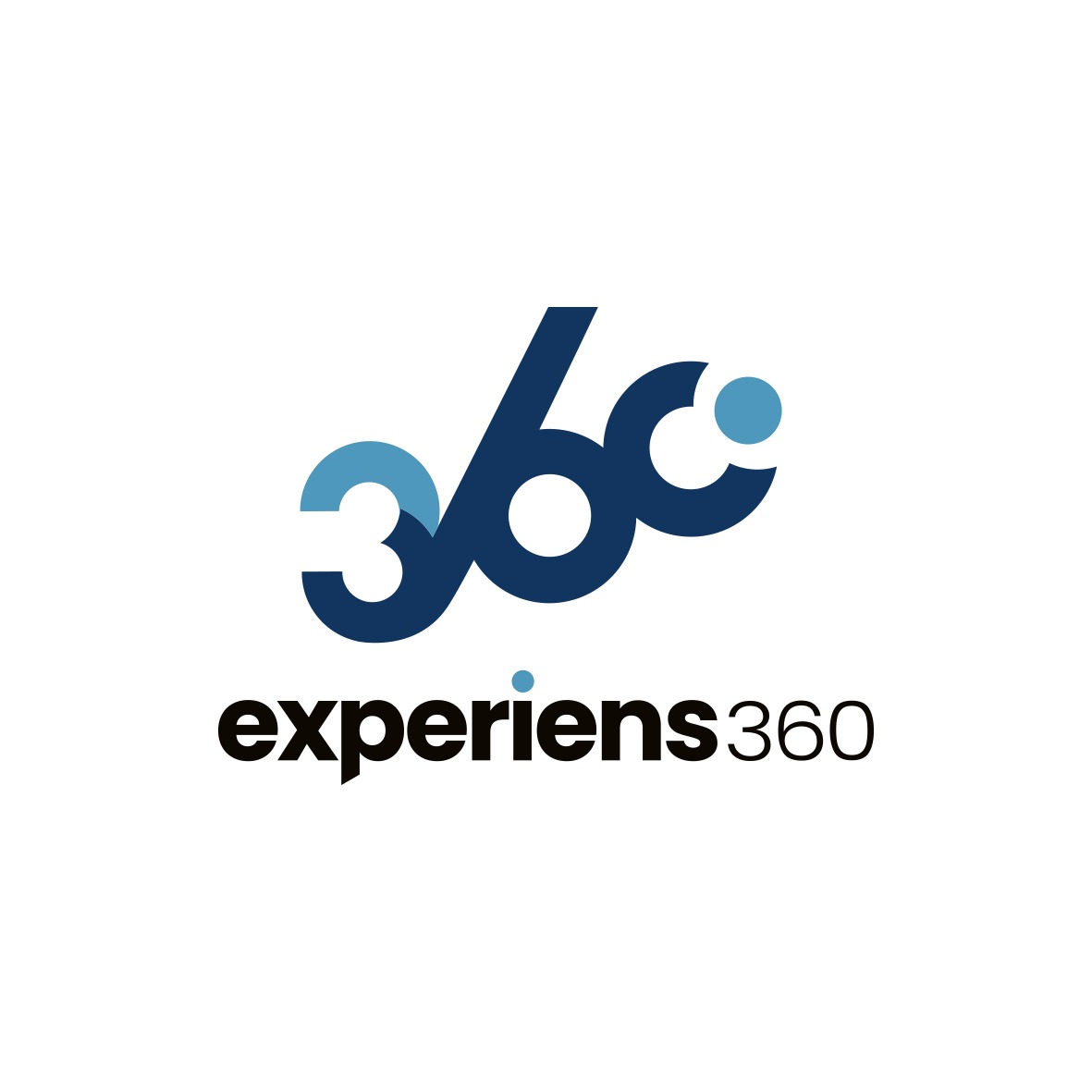 Logo de l'entreprise Experiens360 design moderne.